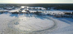 Vuoden 2021 jääkaruselli Lappajärvellä