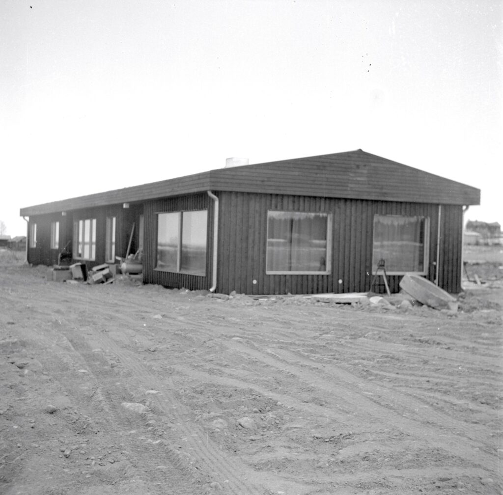 Karvalan Union rakennusvaiheessa. Kuva: Ville Syrjälä, Järviseudun Sanomat 1975