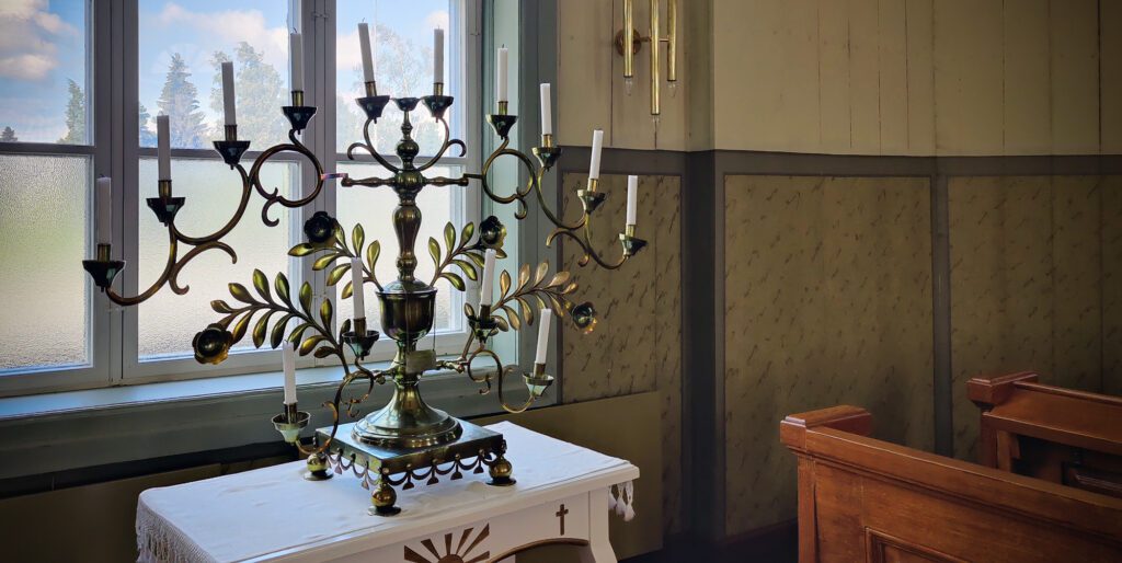 Keskiviikkona 5. marraskuuta kello 18 on iltamessu Lina Sandellin sanoittamin virsin Kortesjärven kirkossa.