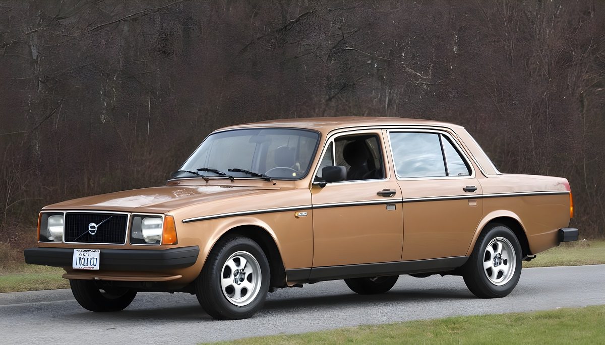 Volvo vuodelta 1974. Volvo oli suosittu auto, joka maksoi 1974 29 900 kruunua. Sama hinta oli Saab 99 L:llä. Kuva: Freepik.
