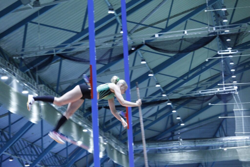 Janna-Juulia Mäenpää hyppäsi SM-kultaa. Kuva: Jenna-Justiina Mäenpää.