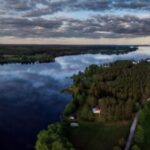 Kraatterijärvi Geopark on Suomen viides UNESCO Global Geopark. Kuvassa Euroopan suurin törmäyskraatteri, Lappajärvi.   Kuva: Miika Lahnalampi