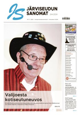Järviseudun Sanomien numero 17/24 ilmestyy 24.4.2024 täynnä Järviseudun uutisia.