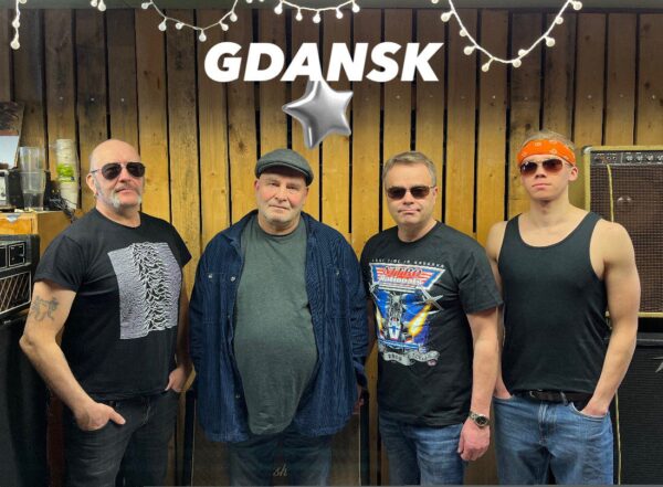 Gdansk 2024: Vasemmalta oikealle: Jarkko Mattila, Jukka Mäki, Janne Sankelo, Antton Sankelo (Kuvasta puuttuu Topias Mattila) Kuvaaja: Verneri Sankelo