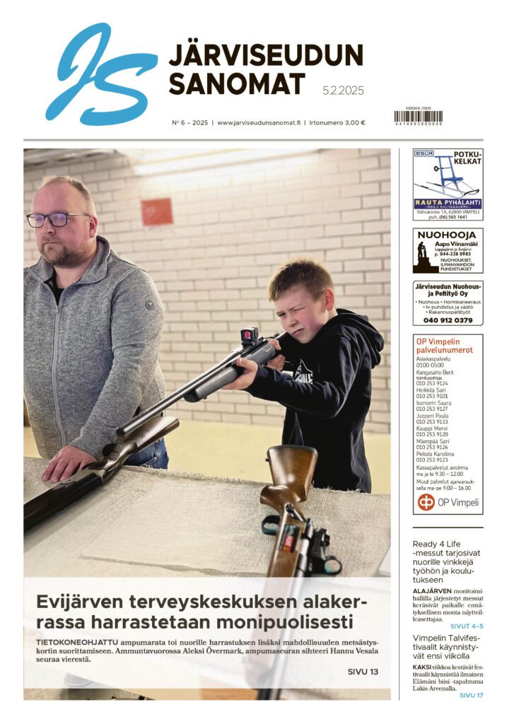 Muistathan, että digilehti ilmestyy jo tänään kello 16!