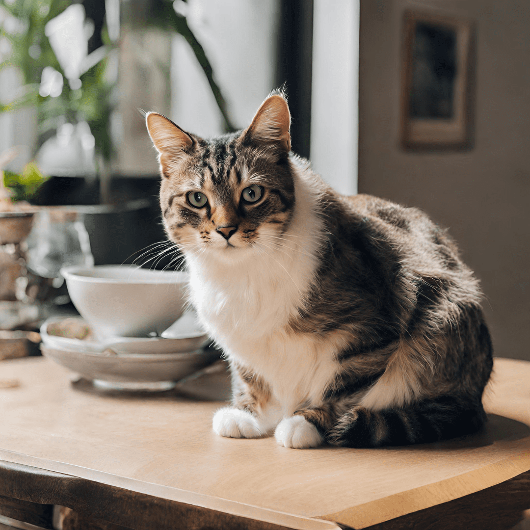 Kissa saatettiin kansanuskomuksen mukaisesti päästää talon ensimmäiseksi asukkaaksi onnen takaamiseksi. Kuva: Freepik.