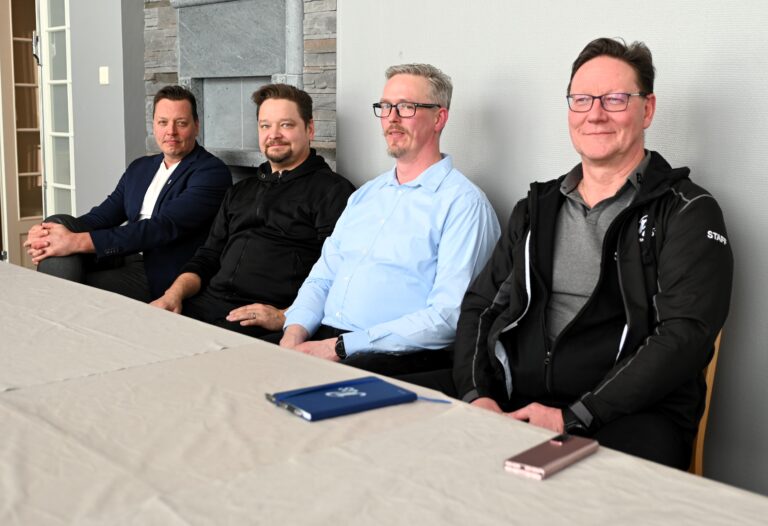 Sami Alasara, Kristian Hyyppä, Daniel Pakulla ja Keijo Keskinen odottavat kesän sesonkia positiivisin mielin.