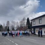 Kuvan Sääksjärven ympärijuoksun kisailijoista otti Karoliina Joohs.