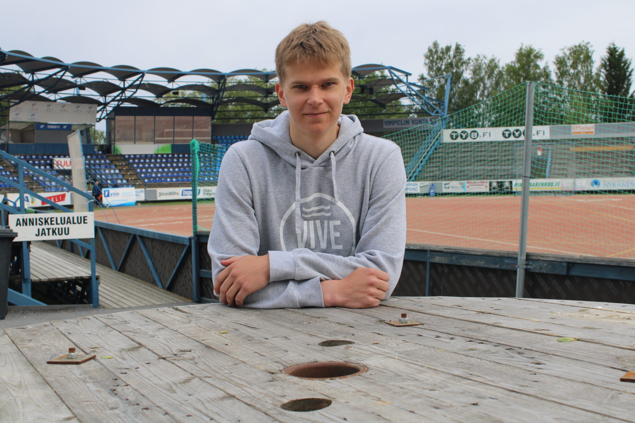 Ville Soini on sopeutunut hyvin Saarikentän tunnelmaan.