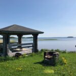 Itäkylän kylätalon ranta