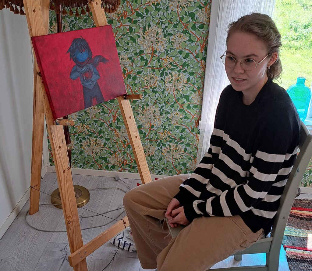 Kuvataideleiri 2025 annoin itselleni kuva 2 laura raatikainen (1)