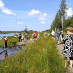 SPR:n Evijärven osasto järjesti koko perheen Kesäpäivän Uittomieskämpällä. Kuva: Kaisu Huhtala. 