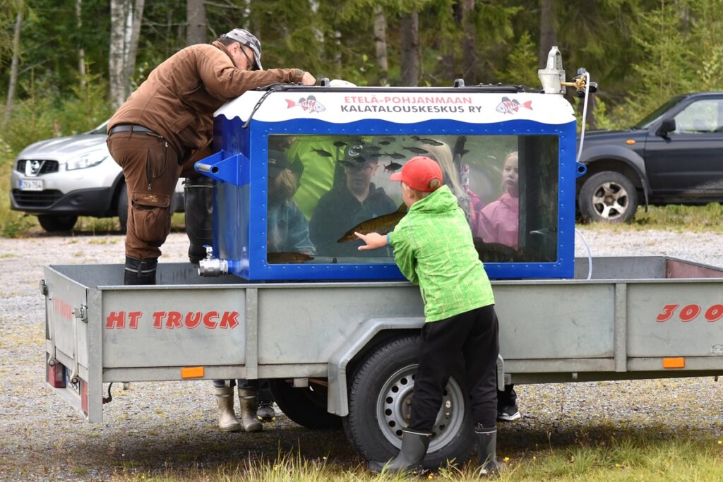 Marko Paloniemi opasti kalojen tunnistamisessa.