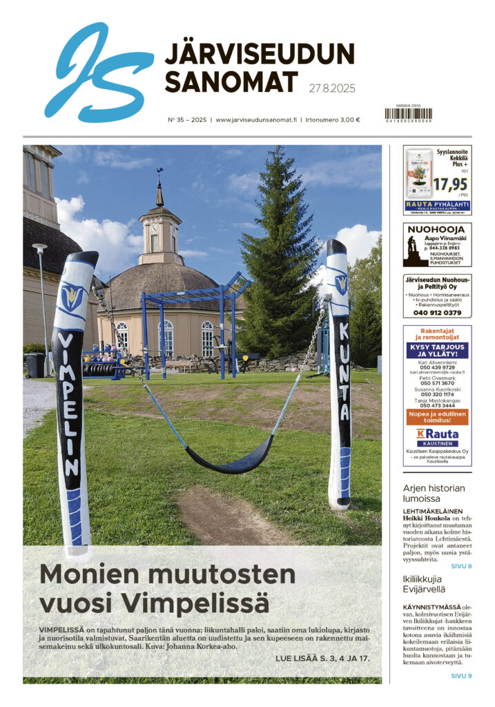 Viikon 35 lehti ilmestyy diginä jo tänään.