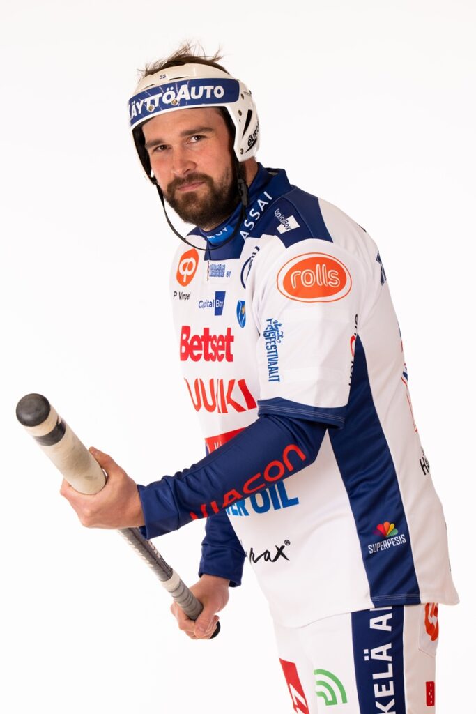 Jukka-Pekka Vainionpää tykitti neljä juoksua Imatralla. Kuva: Ville Vuorinen.