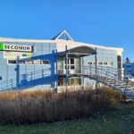 Teknologia Tour toteutuu Luoma-aholla Conorin tiloissa. Kuva: Marjo Vistiaho.