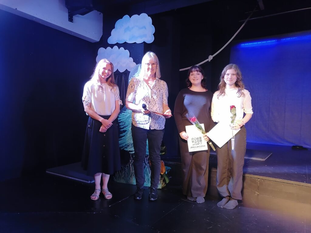 Linda Huhtaluhta, Leea Keto, Laura Raninen ja Hilja-Maaria Linko