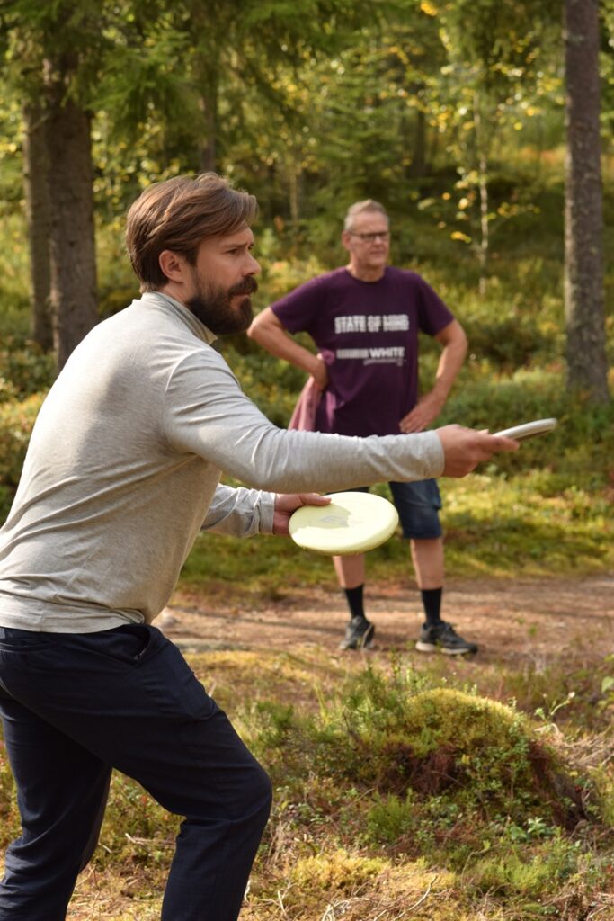 Sam Leijonanmieli oli paikalla Vimpelin Vedon väreissä.