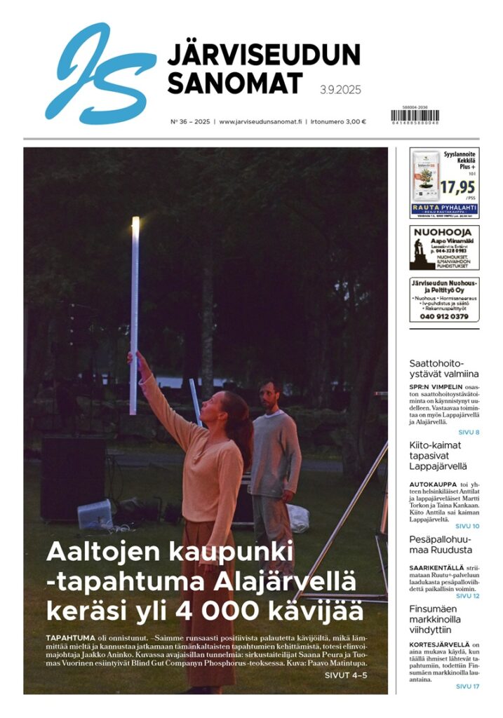 Huolta, iloa ja ainutlaatuista ystävyyttä – sukella matkalle Järviseudun ytimeen viikon lehden myötä!