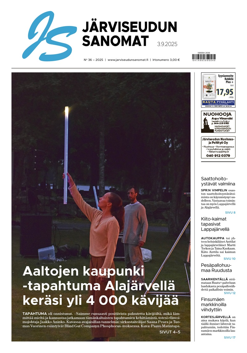 Huolta, iloa ja ainutlaatuista ystävyyttä – sukella matkalle Järviseudun ytimeen viikon lehden myötä!