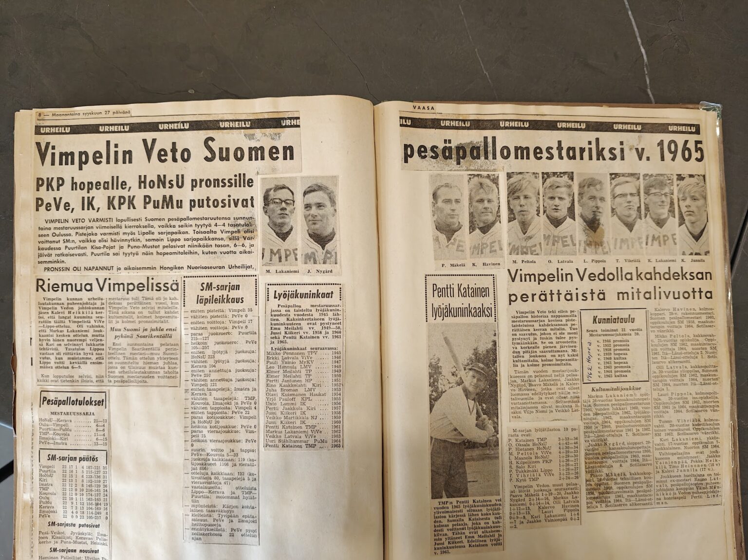 Vanha lehtileike, pesäpallo, Lakis Areena