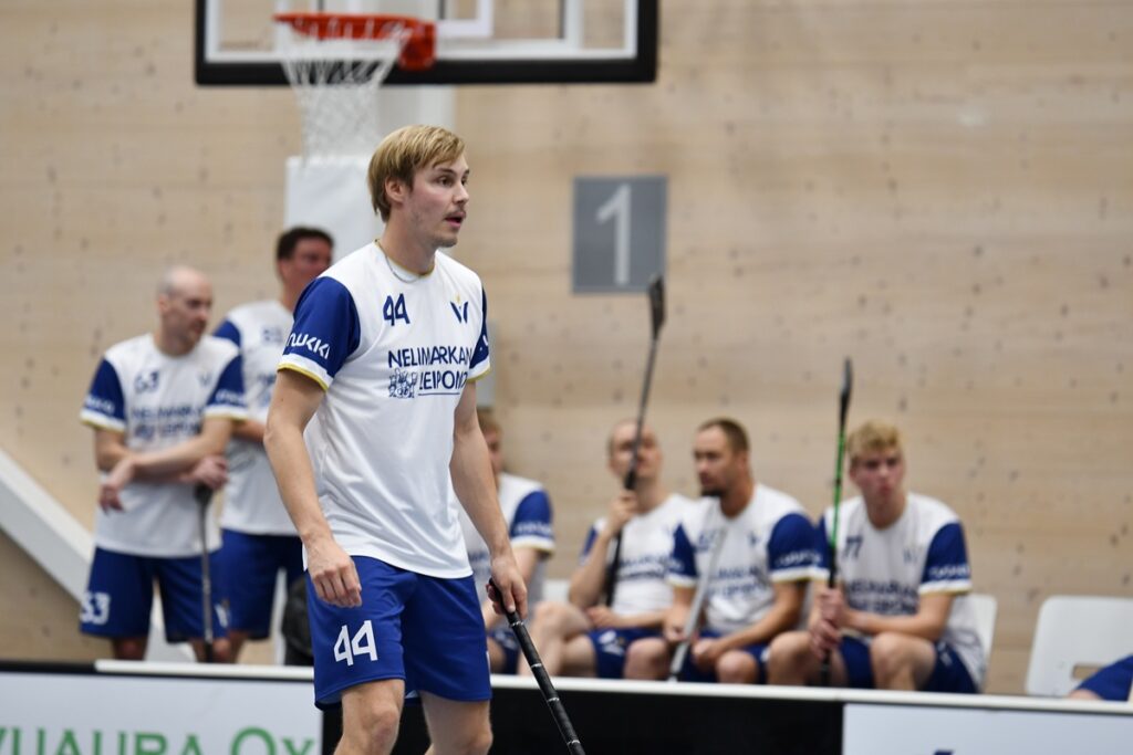 Matias Rinta-aho avasi maalitilinsä ottelussa S.C. Alajärveä vastaan. Arkistokuva.