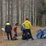 Vimpelin Vatpakalla kisailtiin syksyisessä säässä reilun 30 osallistujan voimin.