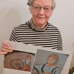 Marja Liisa Lehmosen mielestä kaikki Bromsin tekemät neljä seinämaalausta tulisi säilyttää tuleville sukupolville. Kuvassa yksityiskohtia Kehrääjätyttö-maalauksesta.