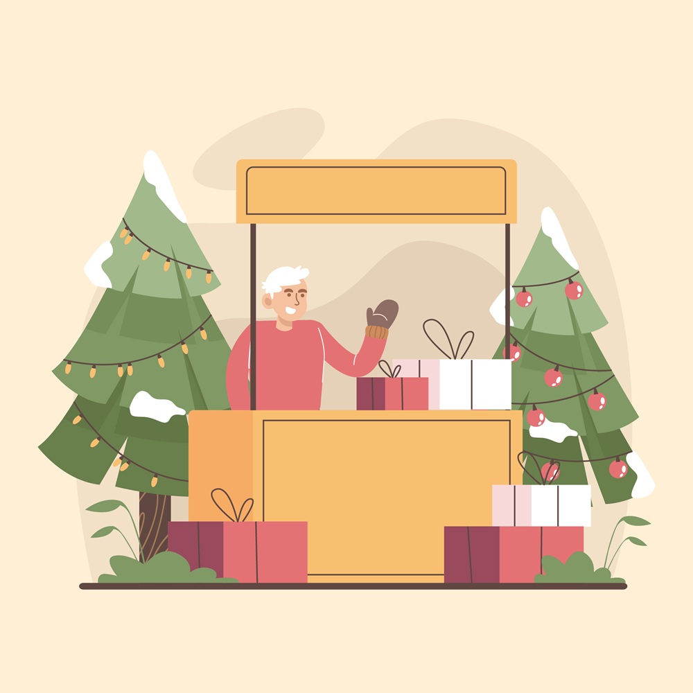 karvalan nuorisoseuralla vietetään joulumyyjäisiä 7.12.2025. Kuva: Freepik.