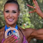 Jenni Hyyppä sai tuulettaa MM-pronssia. Kuva: Larieemelimedia.