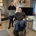 Lampakan suvussa metsästys siirtyy sukupolvelta toiselle. Kuvassa Jesse Kataja (vas.) ja Martti Lampakka.