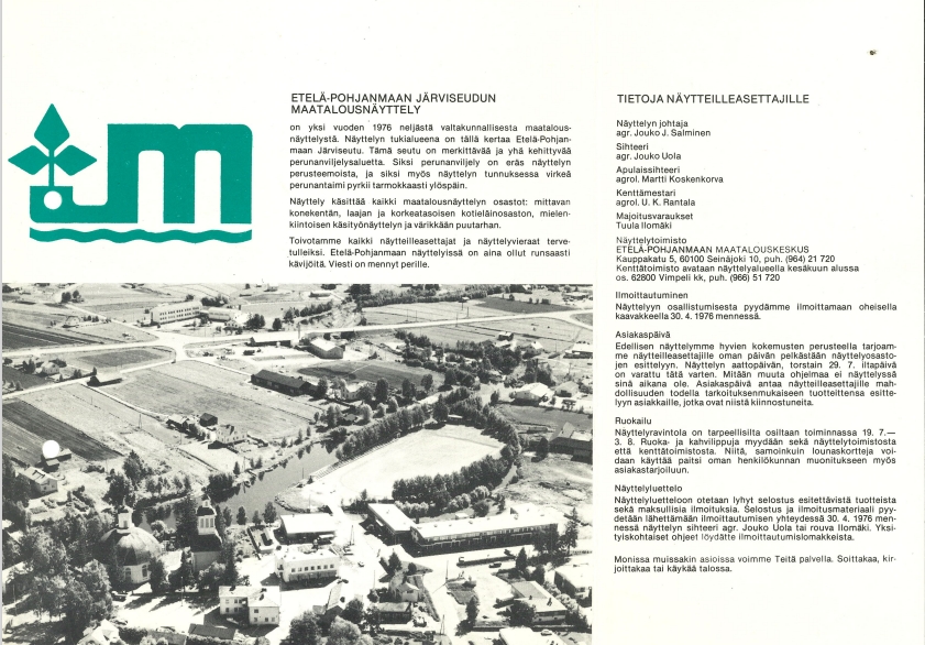 Järviseutu oli tärkeää perunanviljelysaluetta.