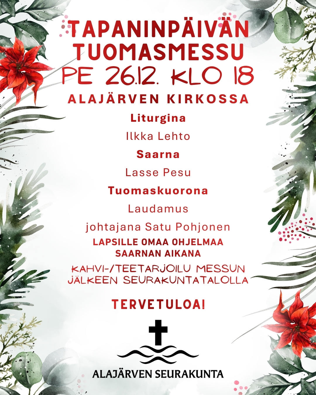 Tuomasmessu alajärvi 2025