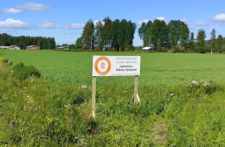 Vuoden 2025 kohokohta oli vuoden eteläpohjalaiseksi kyläksi valinta.