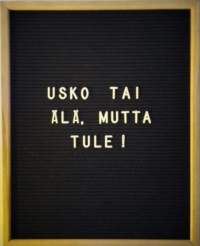 Hengiksen motto muistuttaa, että kaikki ovat tervetulleita