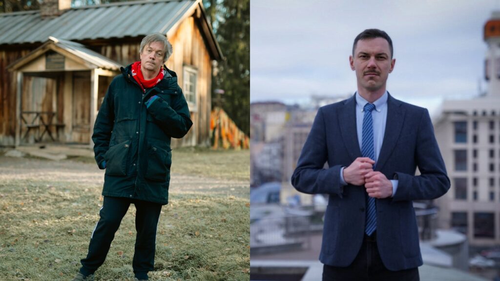 Teemu Keskisarja ja Maksim Fedorov esitelmöivät Lakis Areenalla Vimpelissä huhtikuussa 2026.
