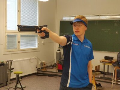 Lappajärven Ampujien Esa Savola. Arkistokuva: Hannu Takala.