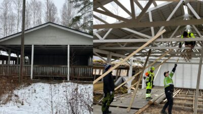 Vimpelin Veto kunnostaa talkoovoimin uuteen käyttöön palan paikallista historiaa.  