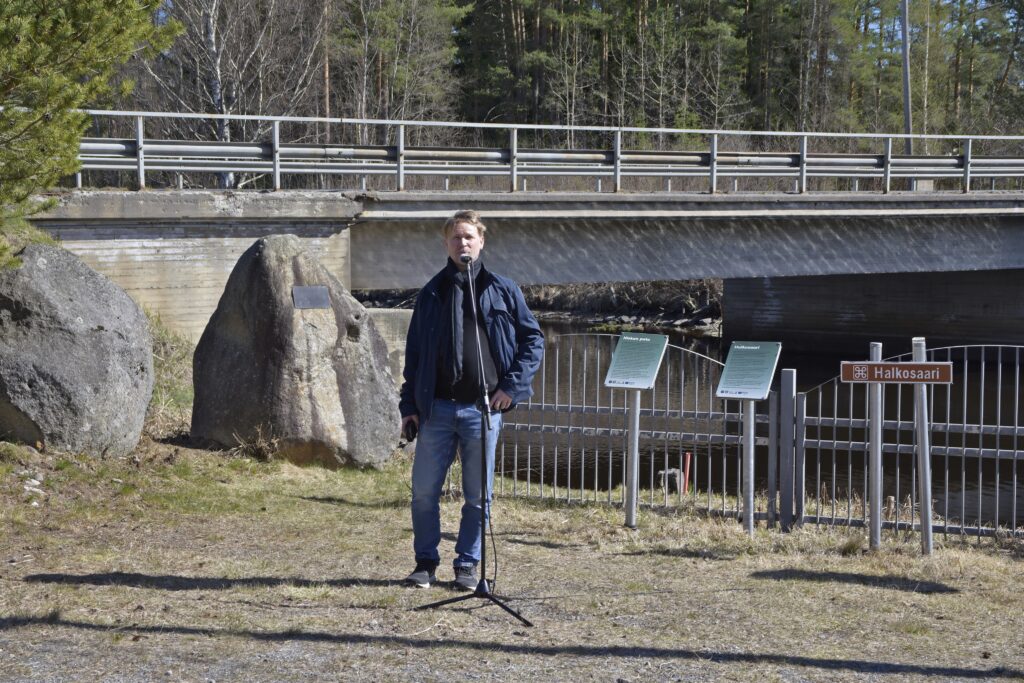 Patokapinan muistolaatta, Matti Ristinen