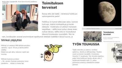 Järviseudun Sanomien toimitus suosittelee uutiskirjettä kaikille lukijoille.