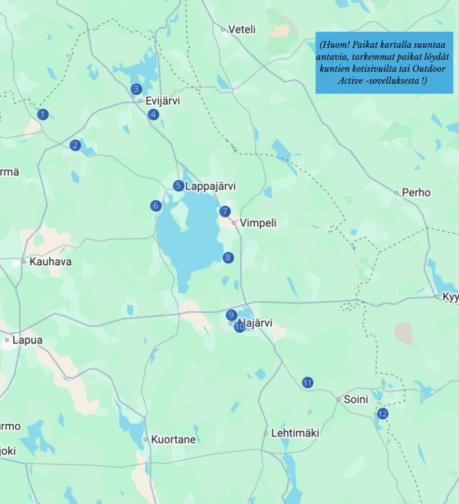 Järviseutu kartta