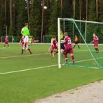 Kuva kesäkuun alusta. KJV/Kanu oli tyly isäntä Kauhajoen FC Päntäneelle, joka kaatui lukemin 4–1.