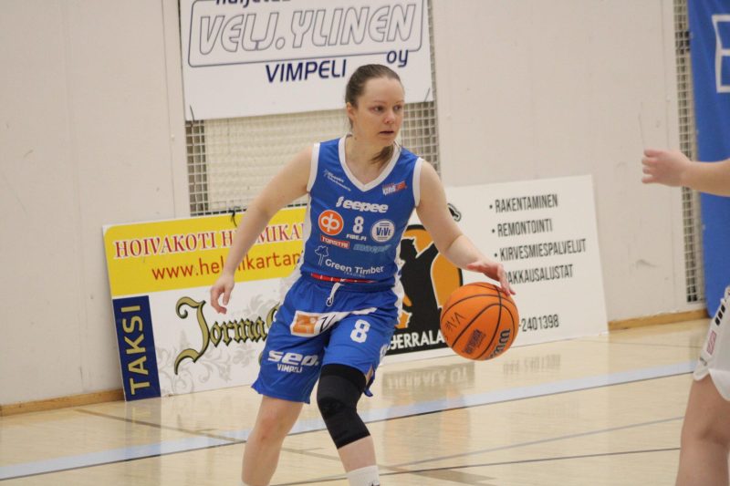 Riikka Kujala oli Vedon tehokkain suomalaispelaaja yhdeksällä pisteellä.
