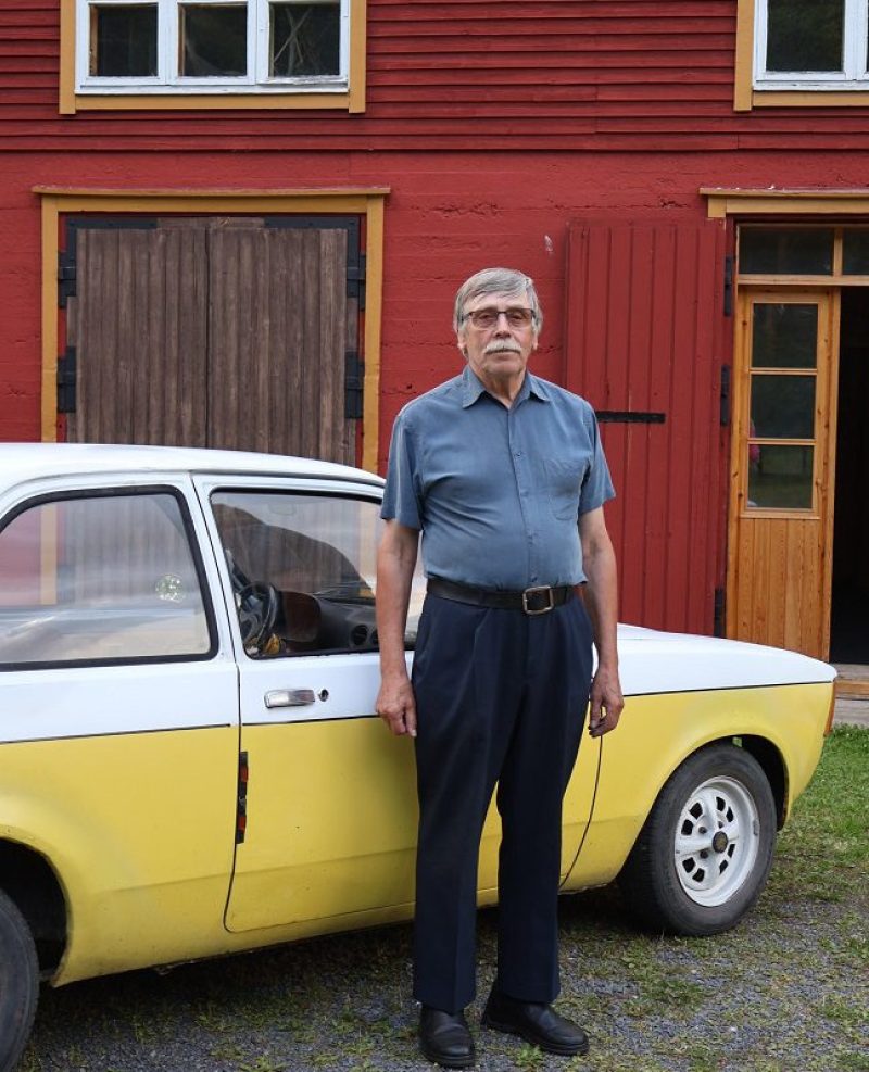 Juhani Mattilan yksi monista vanhoista autoista on Opel Kadett vuosimallia -78.