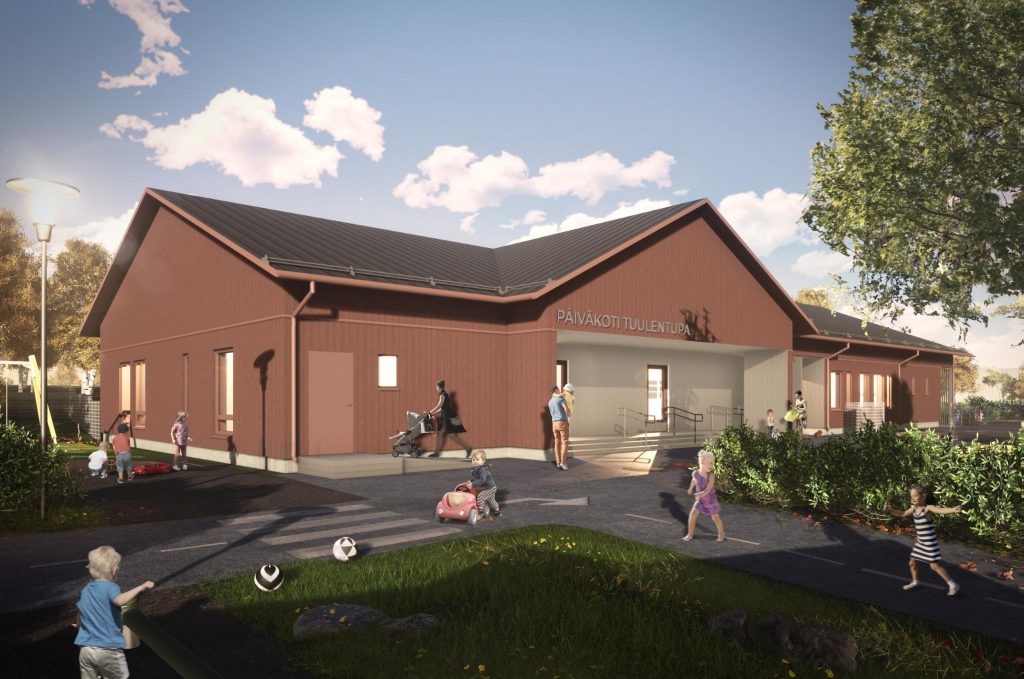 Evij paivakodin rakentaminen alkoi.jpg